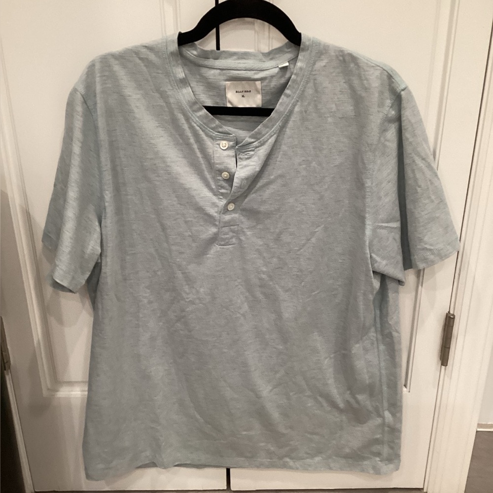 Billy Reid L Light Blue Casual Button Down Shirt